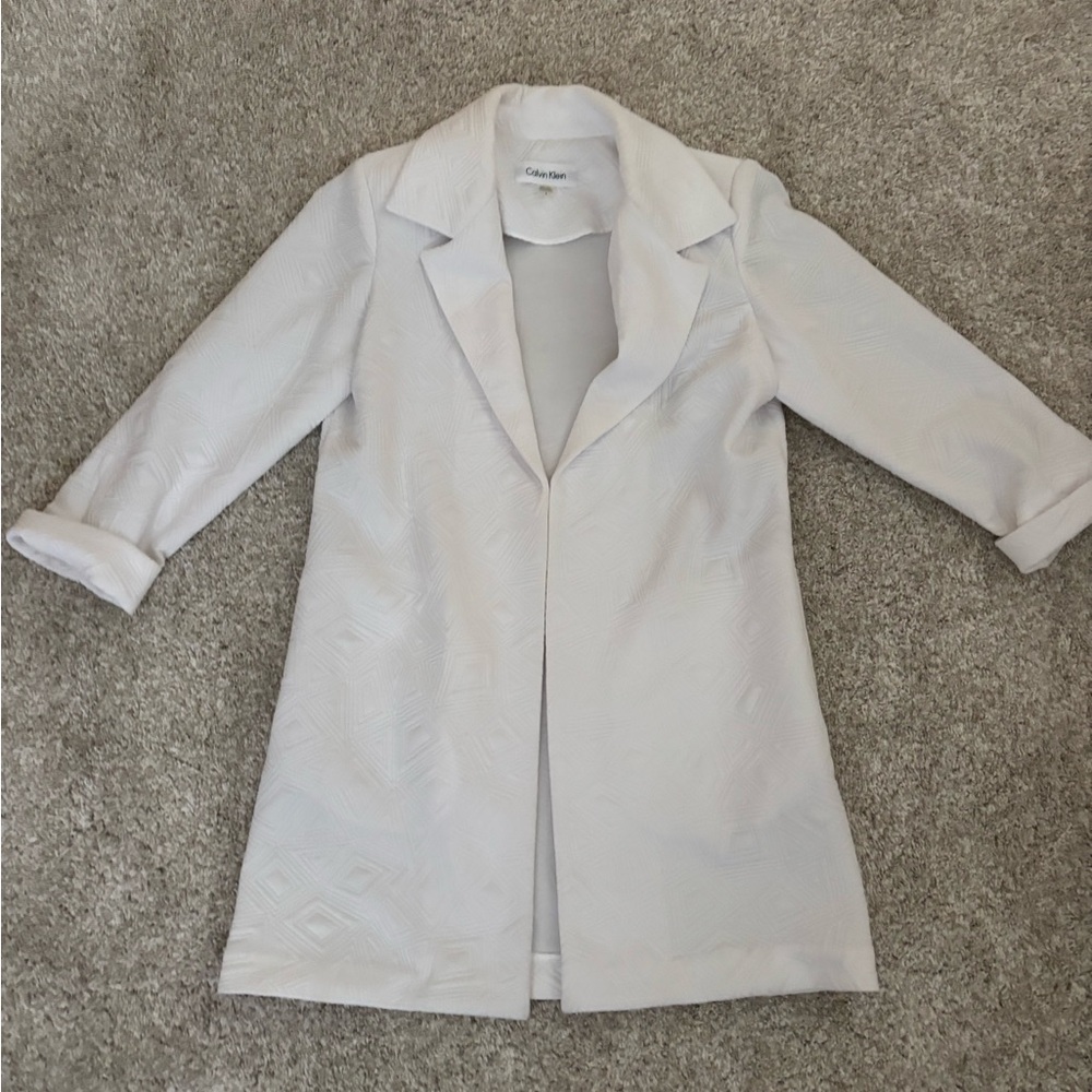 Calvin Klein White Blazer